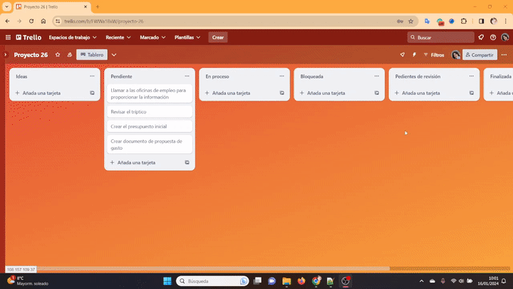 GIF: Colaborar en Trello